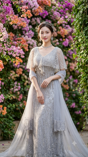 彰化真愛婚禮-高級皇室風格媽媽禮服展示